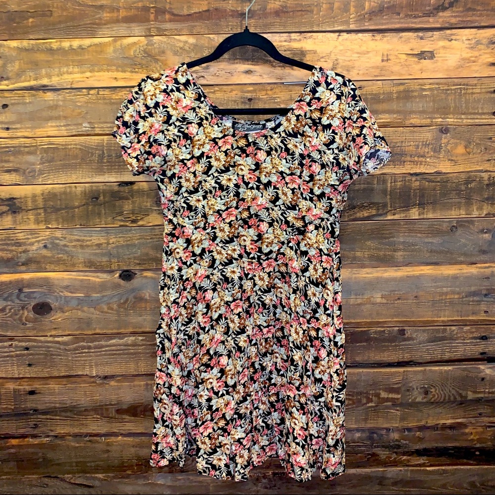 Vintage Floral Sun Dress